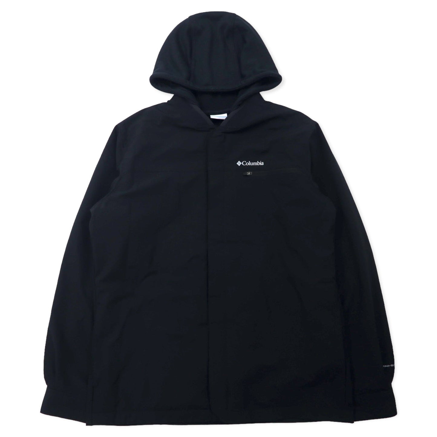 Columbia テックトレイル シャツ ジャケット インターチェンジ L ブラック ポリエステル OMNI-SHIELD 撥水 レイヤード フードライナー着脱式 TECH TRAIL SHIRT JACKET INTERCHANGE EE0215