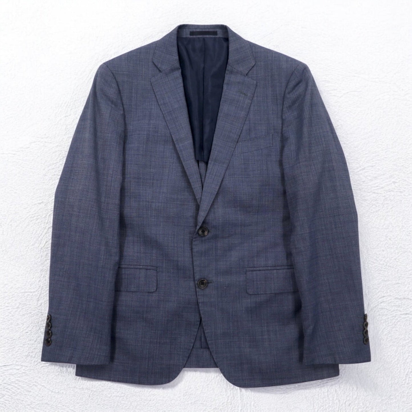 ONLY 2B スーツ セットアップ S ブルー ウール ポリエステル