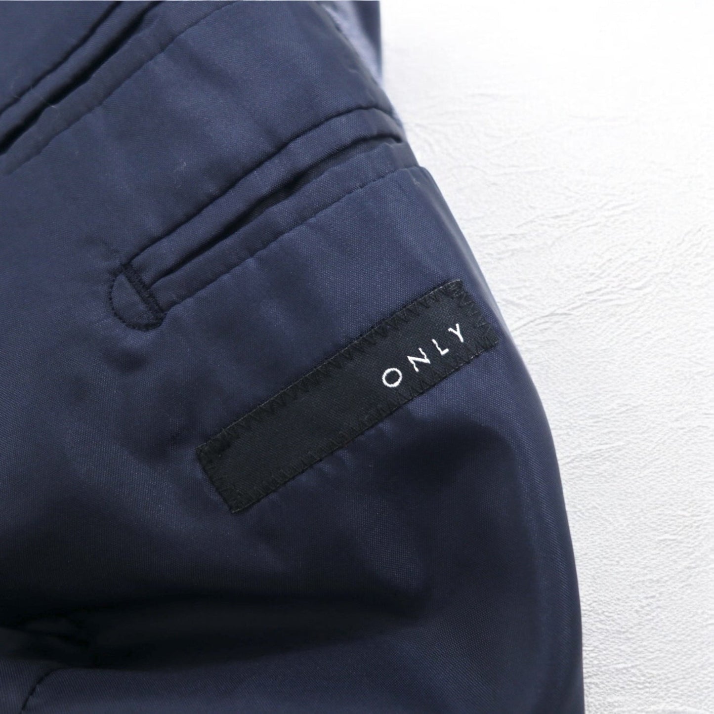 ONLY 2B スーツ セットアップ S ブルー ウール ポリエステル