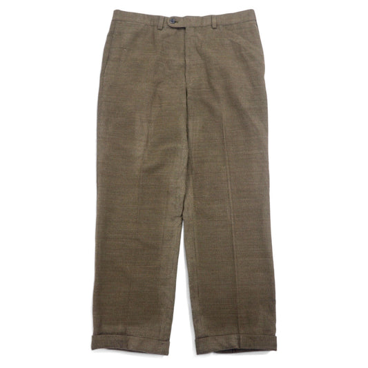 Loro Piana ZELANDER × M.S.McCLELLAN コーデュロイパンツ 36 ブラウン ウール