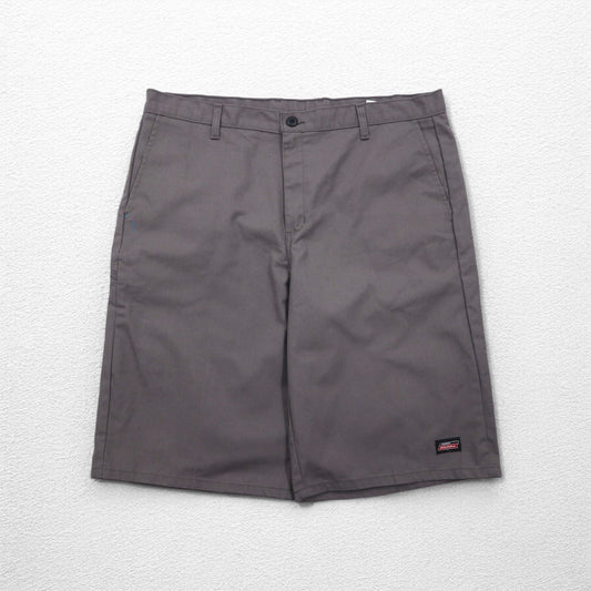 Dickies リラックスフィット ワーク ショートパンツ ハーフパンツ XL グレー GR640VG