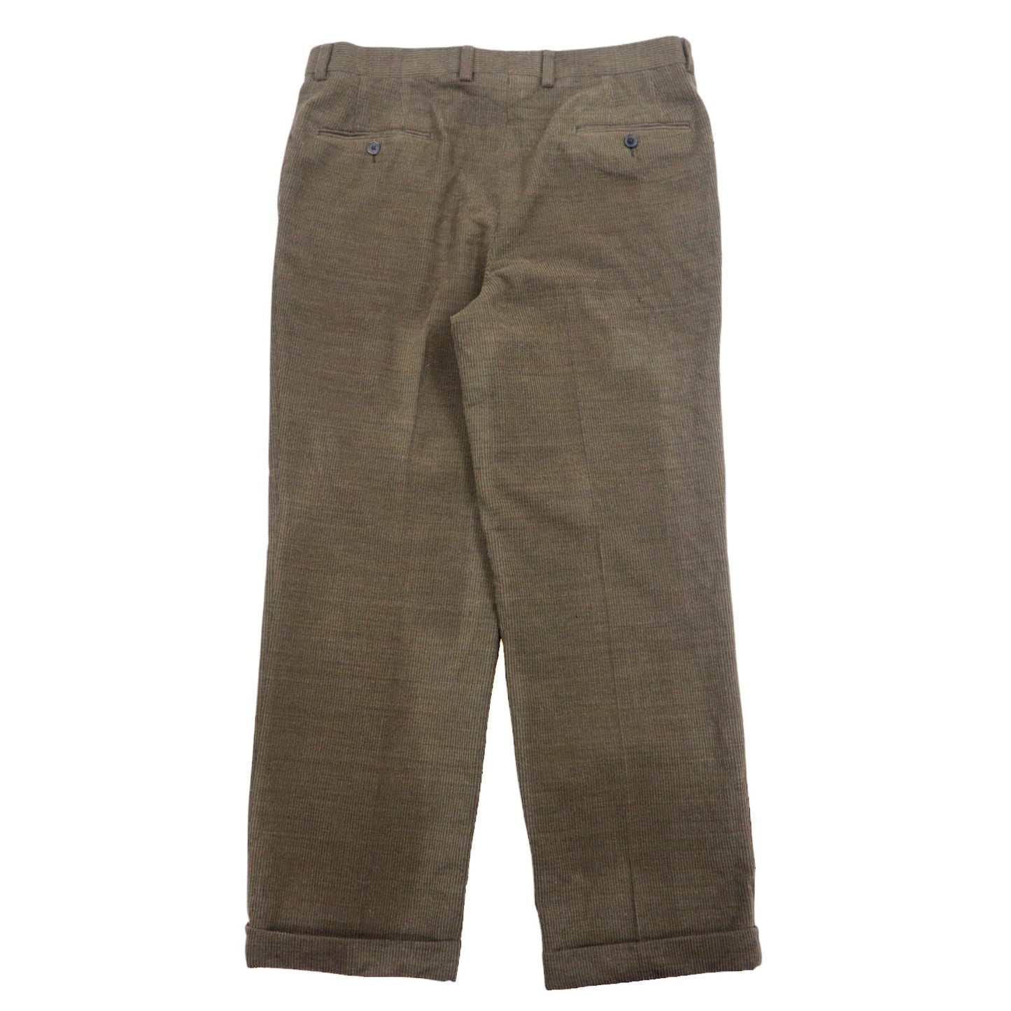 Loro Piana ZELANDER × M.S.McCLELLAN コーデュロイパンツ 36 ブラウン ウール