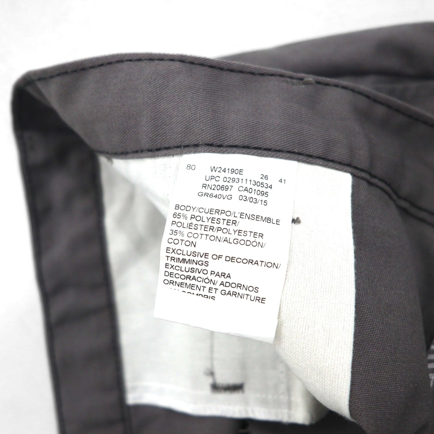 Dickies リラックスフィット ワーク ショートパンツ ハーフパンツ XL グレー GR640VG