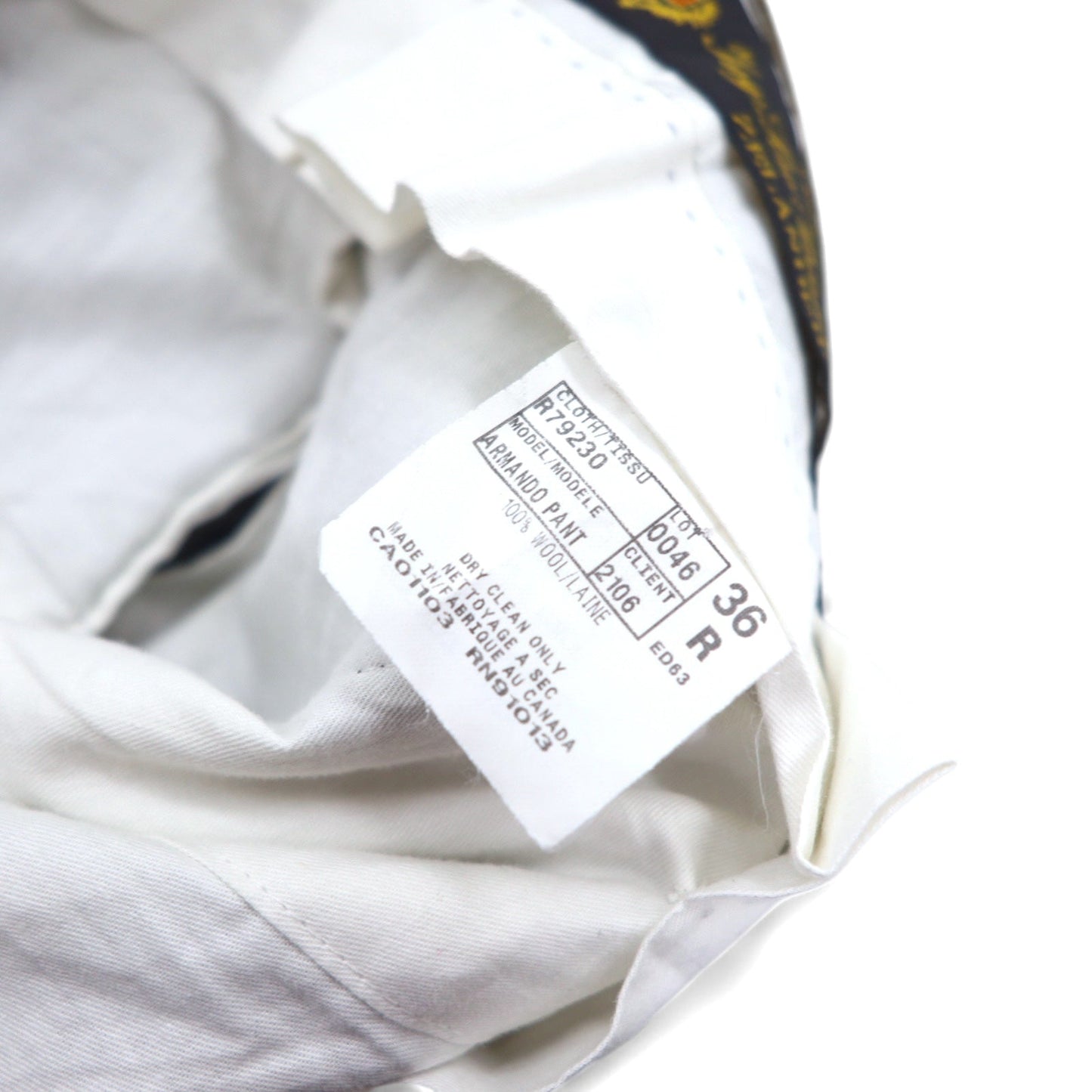 Loro Piana ZELANDER × M.S.McCLELLAN コーデュロイパンツ 36 ブラウン ウール