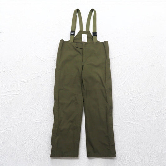 GERMAN ARMY ドイツ軍 90年代 ゴアテックス GORE-TEX Wet Weather Pants オーバーオール  L カーキ  OPTIジップ ミリタリー KROYER 8415-12-900-0005