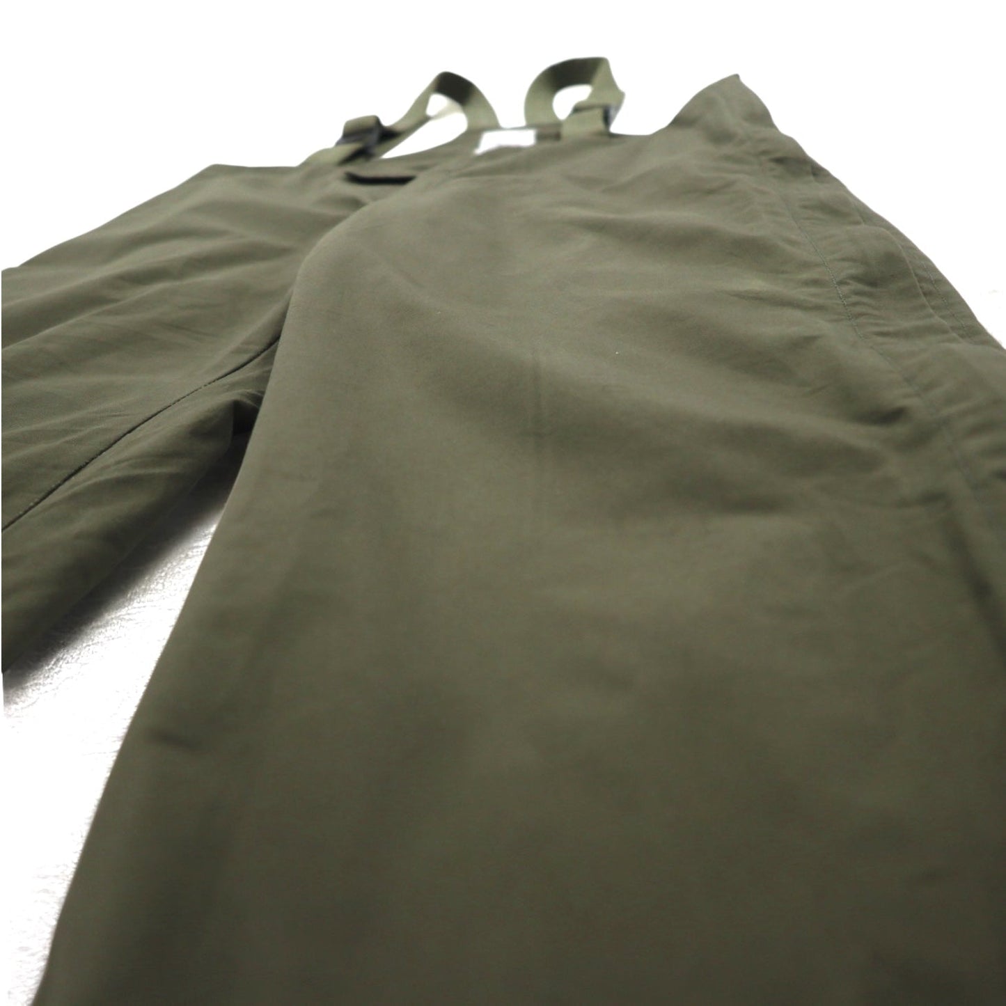 GERMAN ARMY ドイツ軍 90年代 ゴアテックス GORE-TEX Wet Weather Pants オーバーオール  L カーキ  OPTIジップ ミリタリー KROYER 8415-12-900-0005