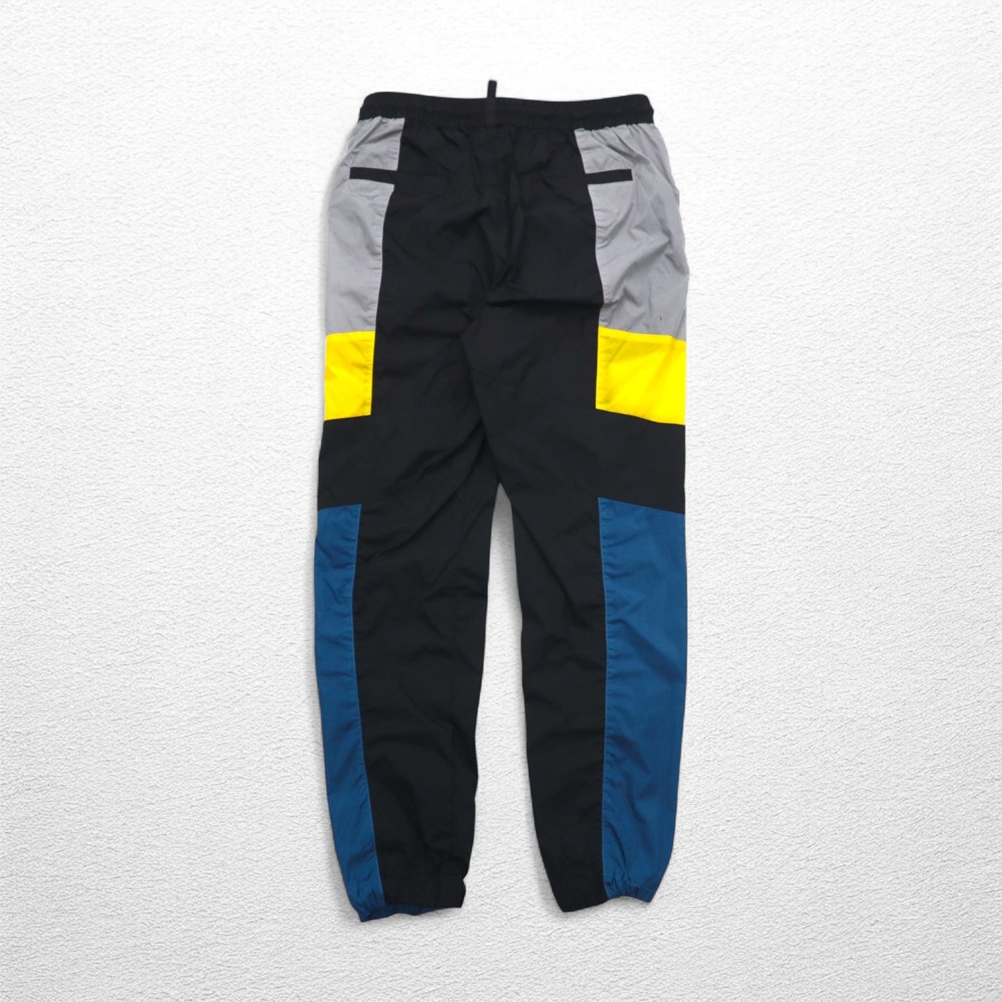 DSQUARED2 カラーブロック ジョガー ナイロンパンツ トラックパンツ L マルチカラー