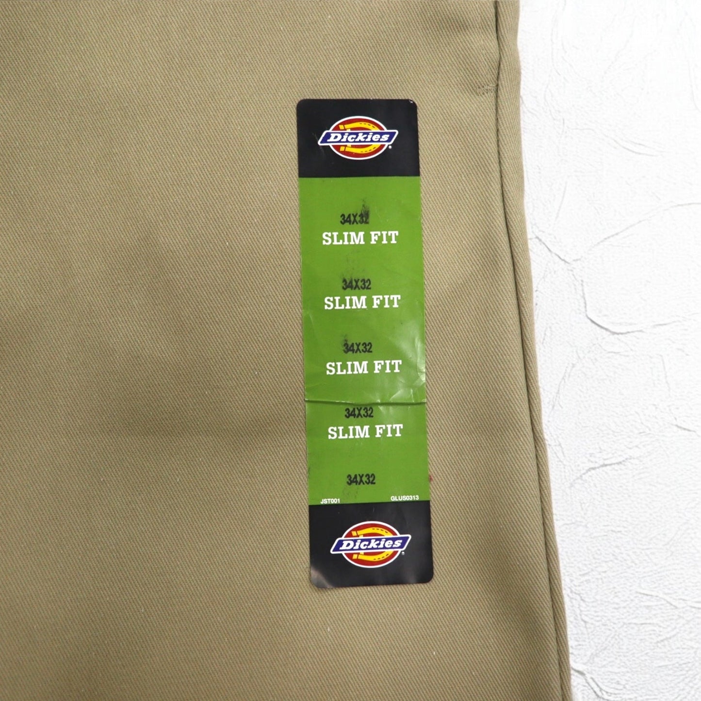 Dickies ワーク チノパンツ L ベージュ Slim Straight WP873KH ホンジュラス戦 未使用品