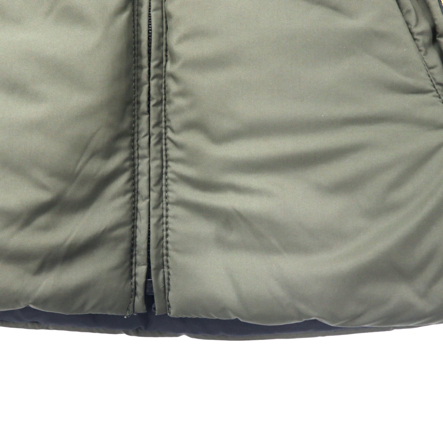 Polo by Ralph Lauren リバーシブル ダウンベスト M カーキ ブラック ポリエステル 381 BLEEKER スモールポニー刺繍