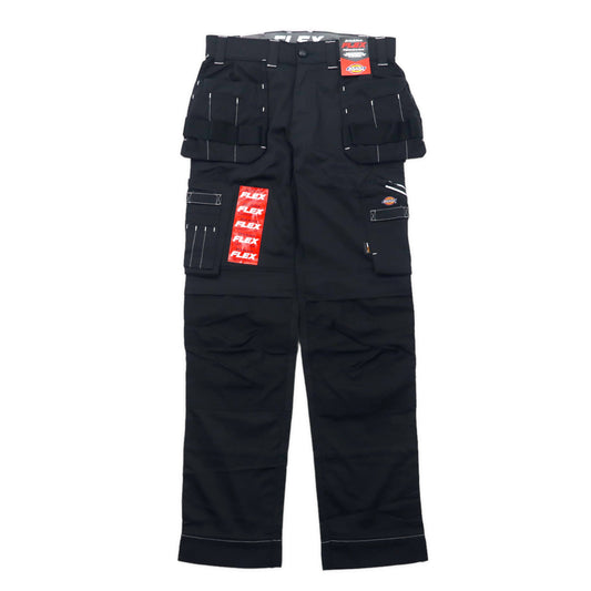 Dickies ダブルニー タクティカル ワークパンツ カーゴパンツ 30 ブラック コットン CORDURA マルチポケット UNIVERSAL FLEX HOLSTER TRS TR2010S 未使用品