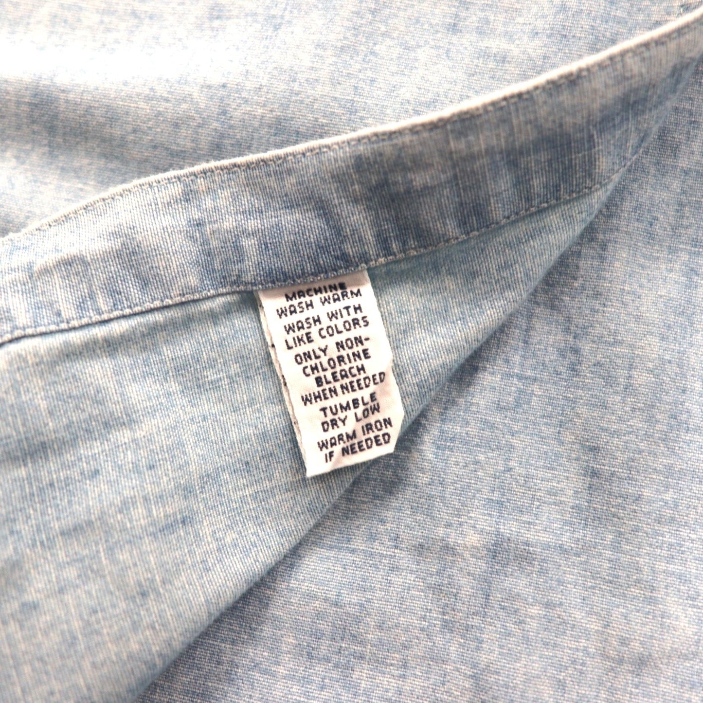 Polo by Ralph Lauren 90年代 半袖 デニムシャツ XL ブルー コットン 胸ポケット