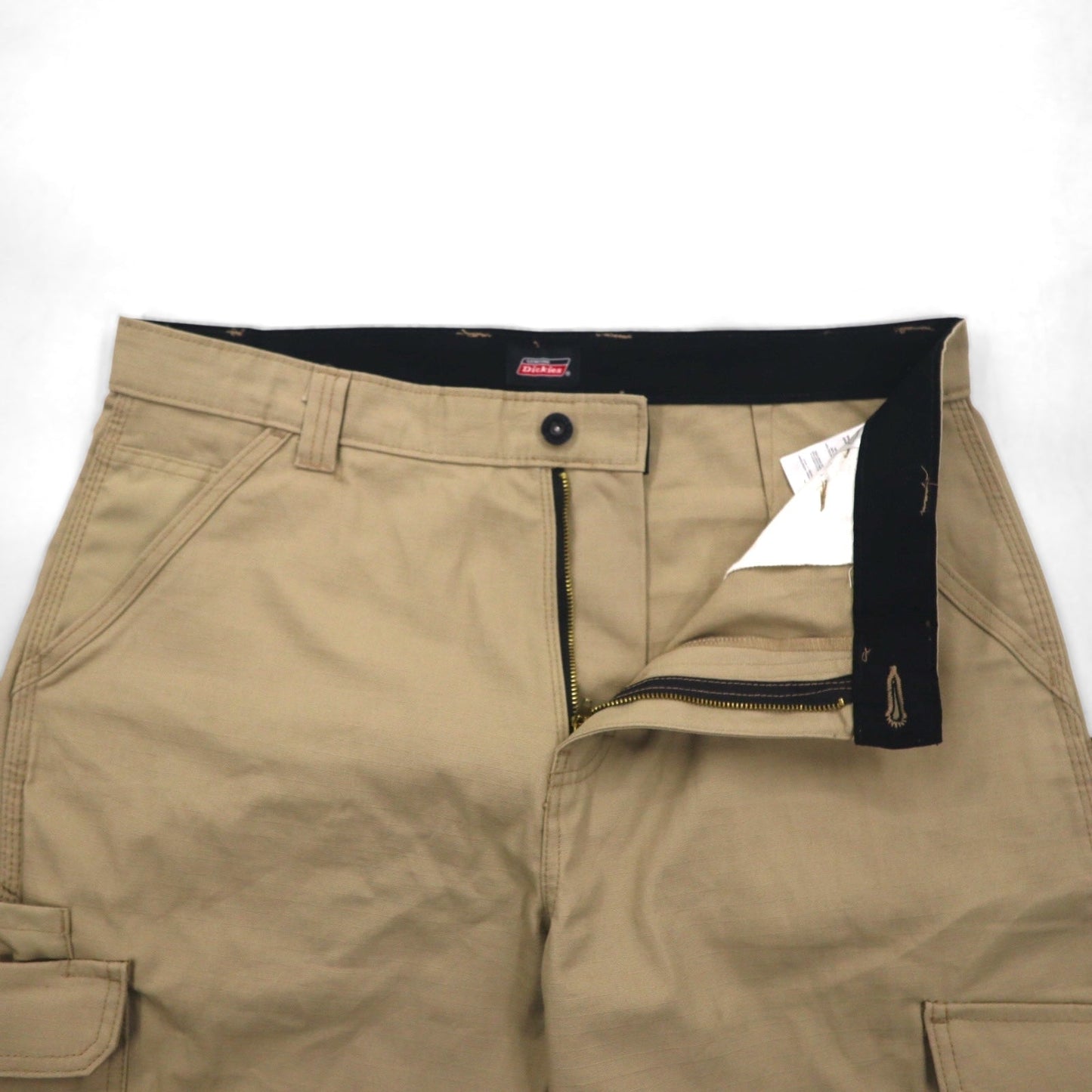 Dickies リップストップ カーゴ ショートパンツ ハーフパンツ L ベージュ Ripstop Ultimate Cargo GR40ADS