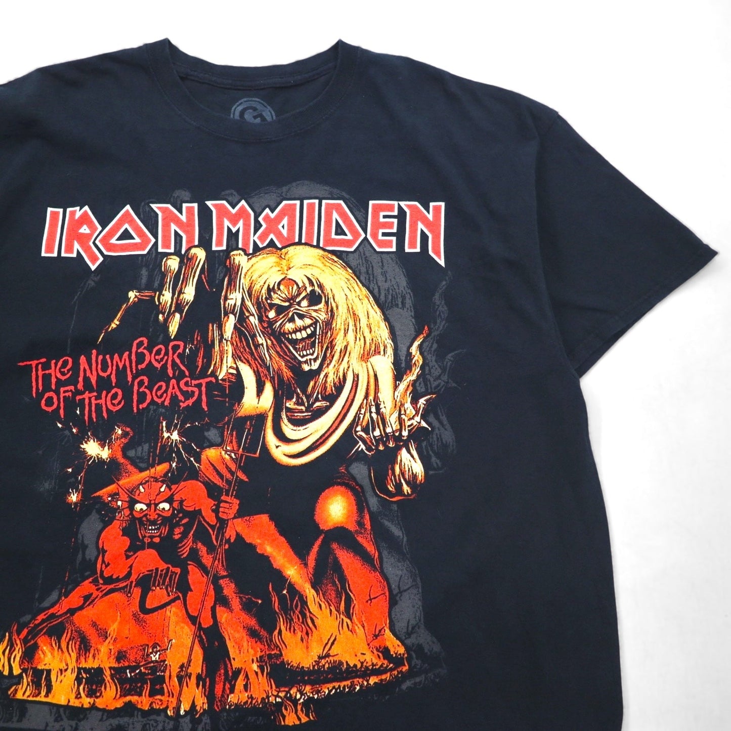 IRON MAIDEN アイアンメイデン ロック バンド Tシャツ 2XL ブラック The Number Of The Beast 魔力の刻印