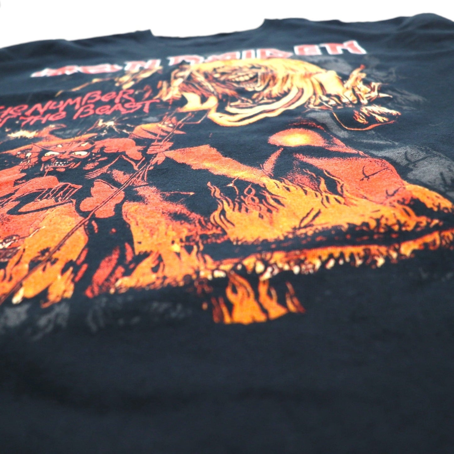 IRON MAIDEN アイアンメイデン ロック バンド Tシャツ 2XL ブラック The Number Of The Beast 魔力の刻印