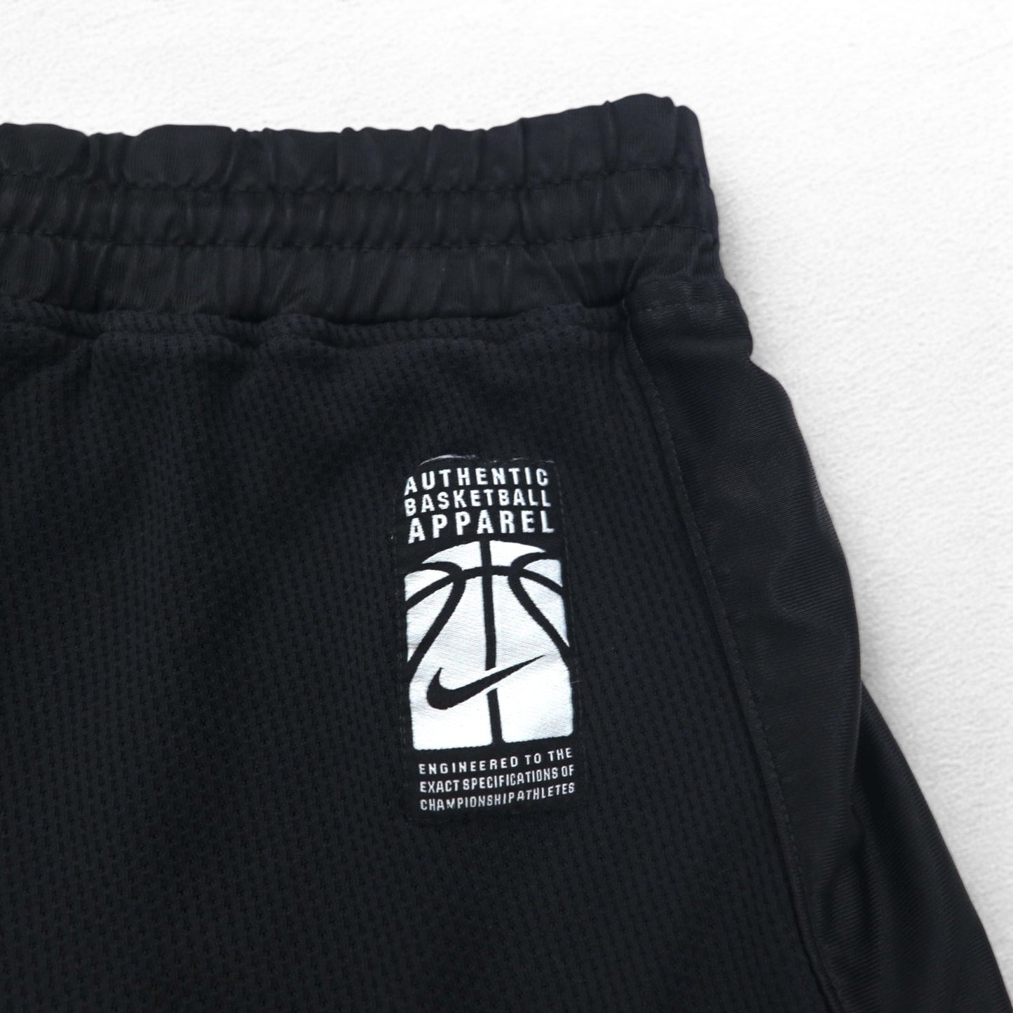 NIKE 00年代 ゲーム ショートパンツ ハーフパンツ L ブラック イエロー サイドライン スウォッシュ