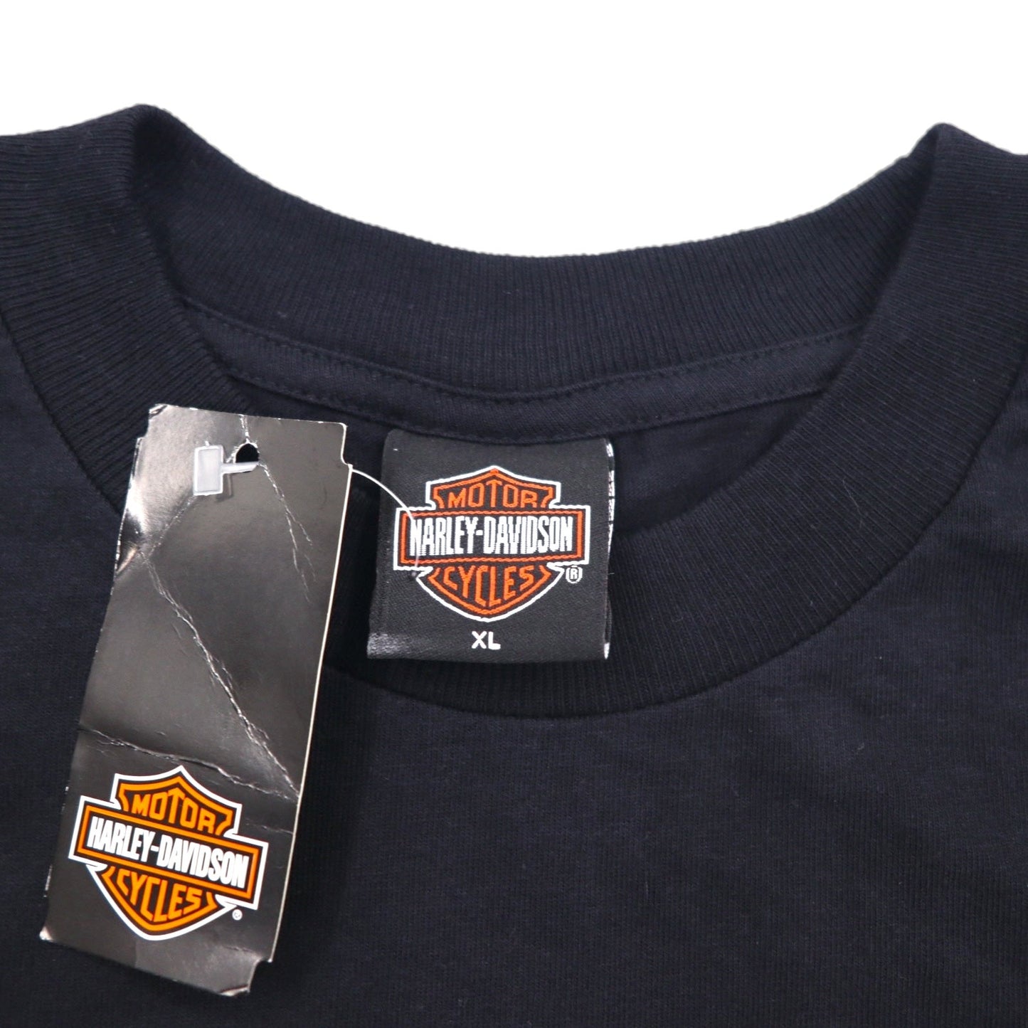 HARLEY DAVIDSON USA製 両面プリント Tシャツ XL ブラック HUNTSVILLE 未使用品