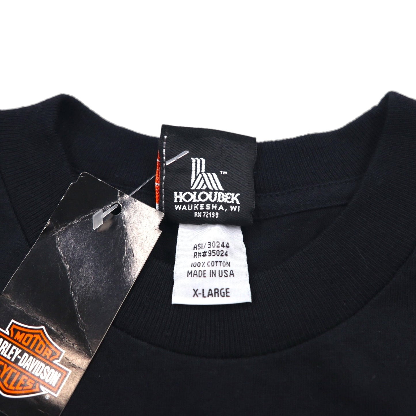 HARLEY DAVIDSON USA製 両面プリント Tシャツ XL ブラック HUNTSVILLE 未使用品