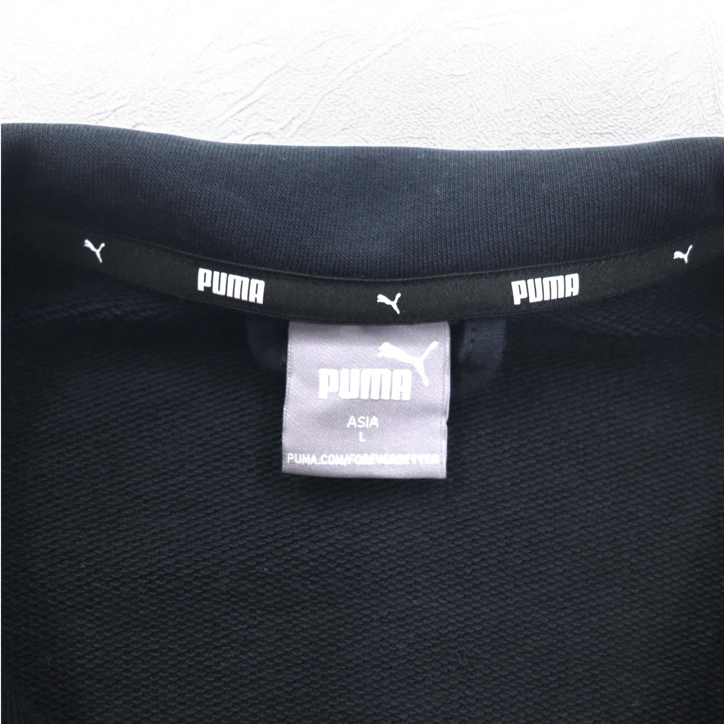 PUMA トラックジャケット ジャージ L ブラック コットン Rebel Camo Full-Zip 587058-01