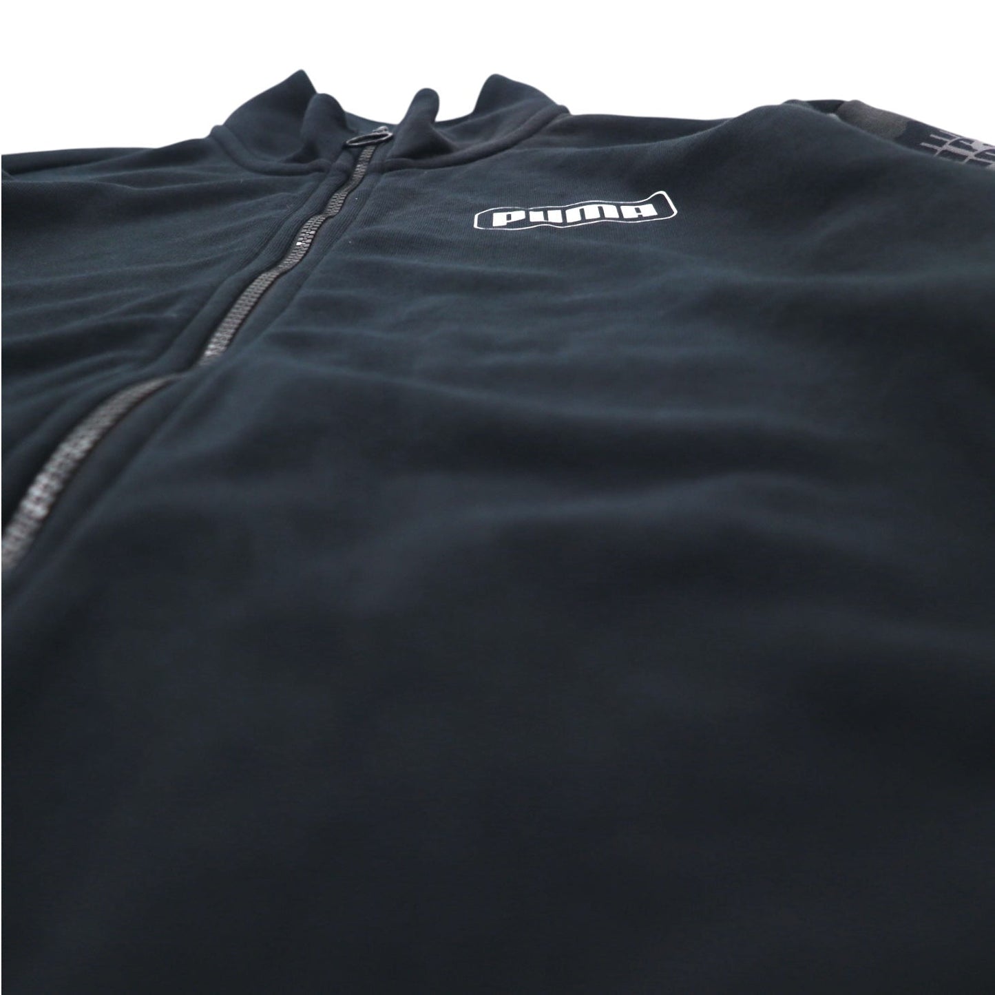 PUMA トラックジャケット ジャージ L ブラック コットン Rebel Camo Full-Zip 587058-01