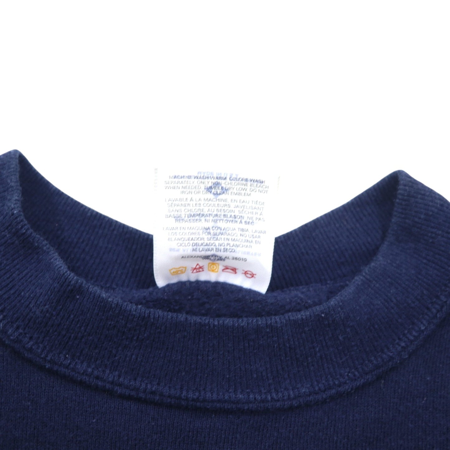 JERZEES 90年代 USA製 NFL プリントスウェット M ネイビー 裏起毛 SUPER BOWL DENVER BRONCOS