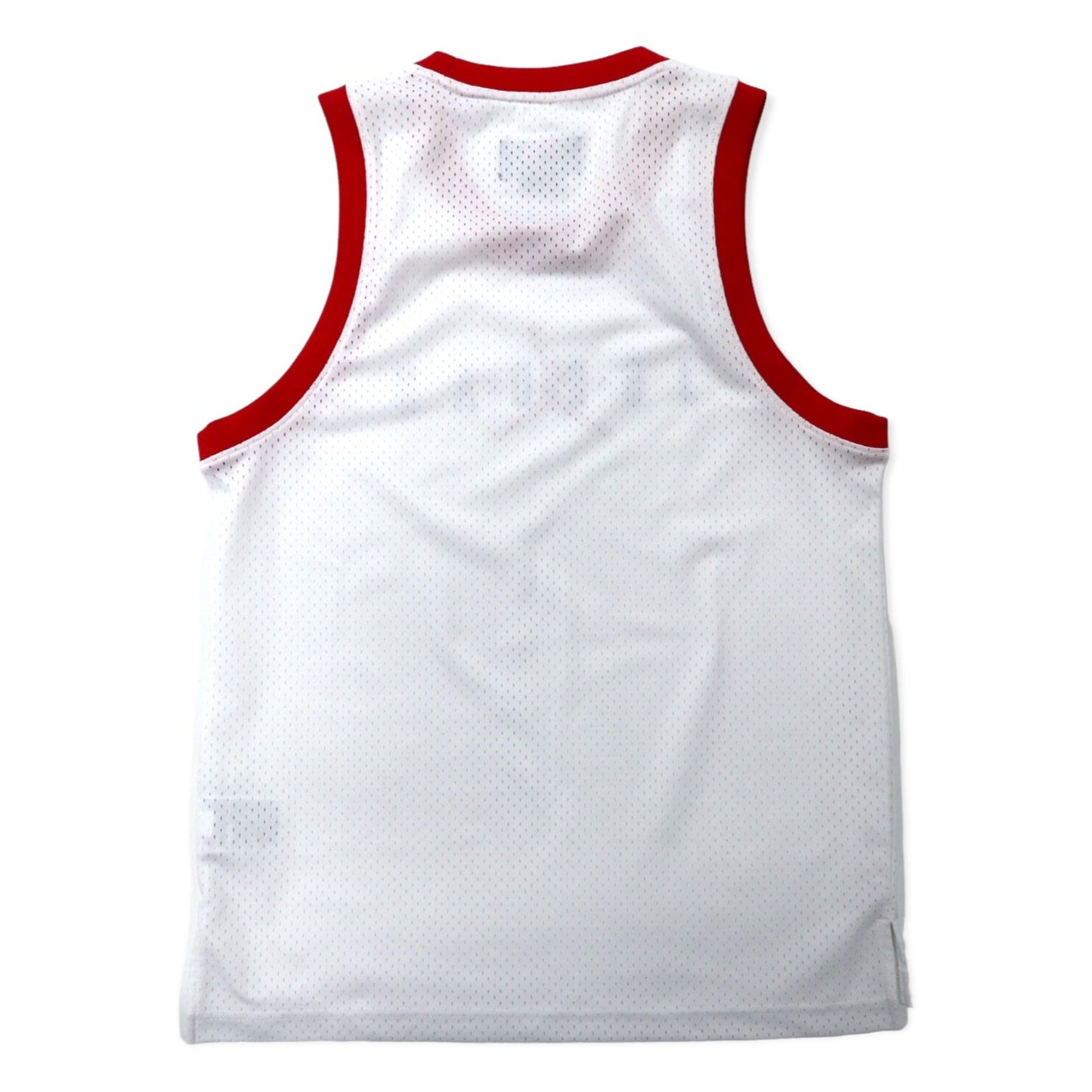 JORDAN BRAND ( NIKE ) ゲームシャツ タンクトップ S ホワイト ポリエステル メッシュ ジャンプマン ロゴプリント AS M J JM SPRT DNA TANK CJ6152-100