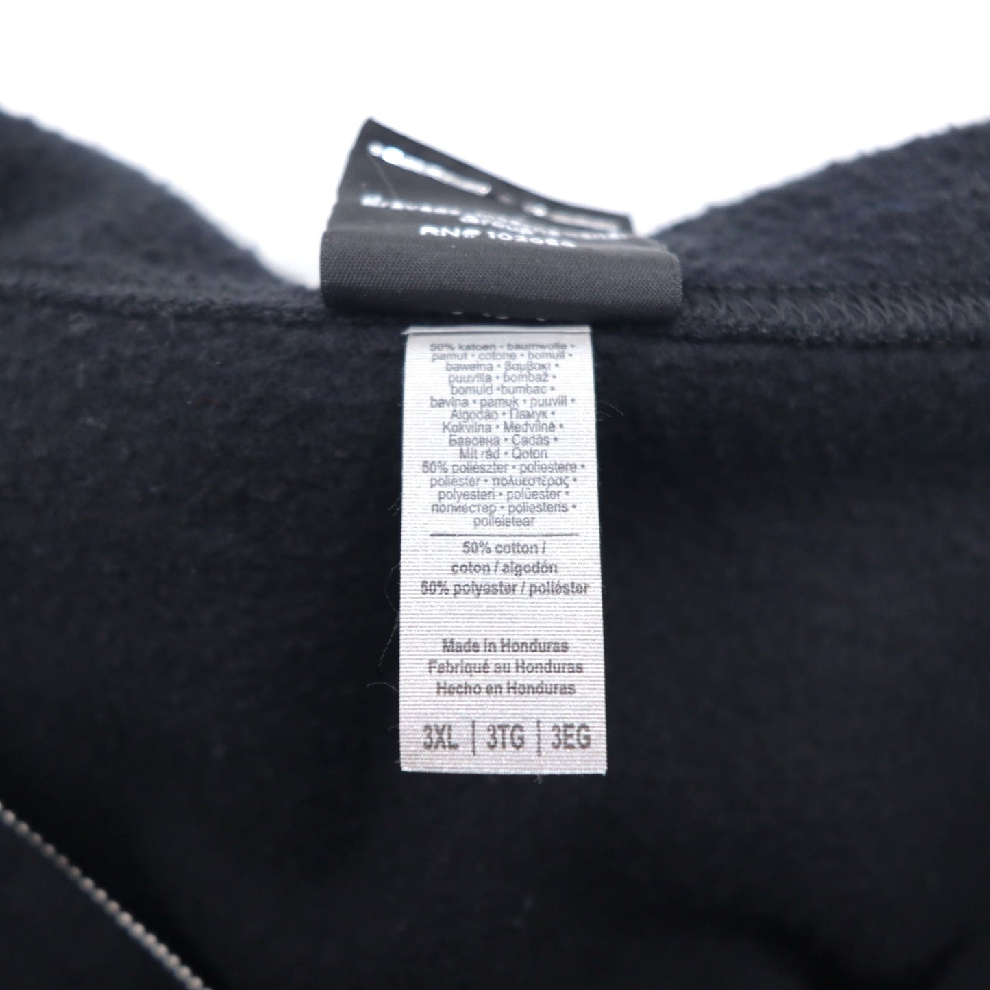 HARLEY DAVIDSON ビッグサイズ フルジップパーカー 3XL ブラック コットン バックロゴ スカル