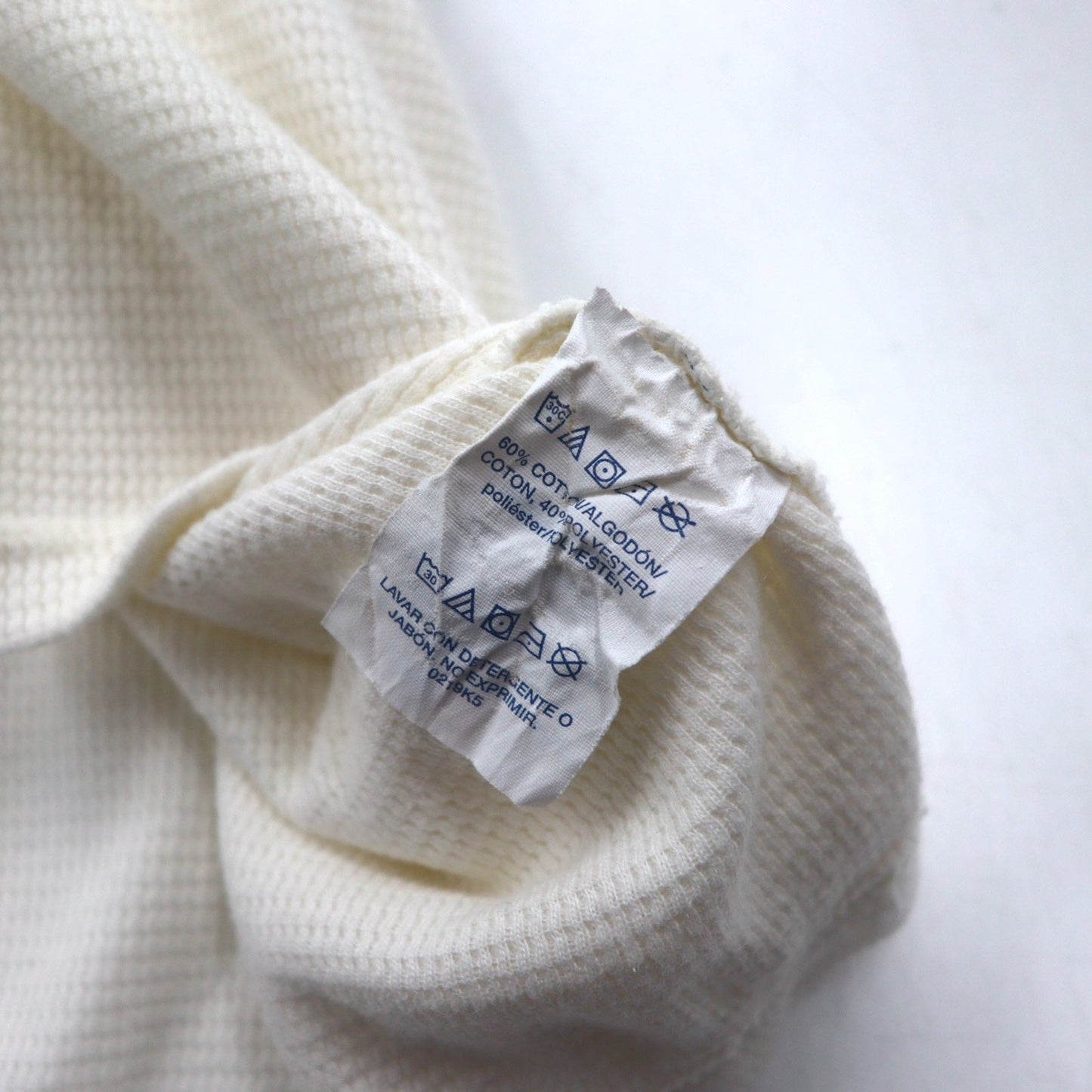 POLO RALPH LAUREN リブライン サーマル ロングスリーブTシャツ ロンT L ホワイト トリコロール USA POLO 星条旗