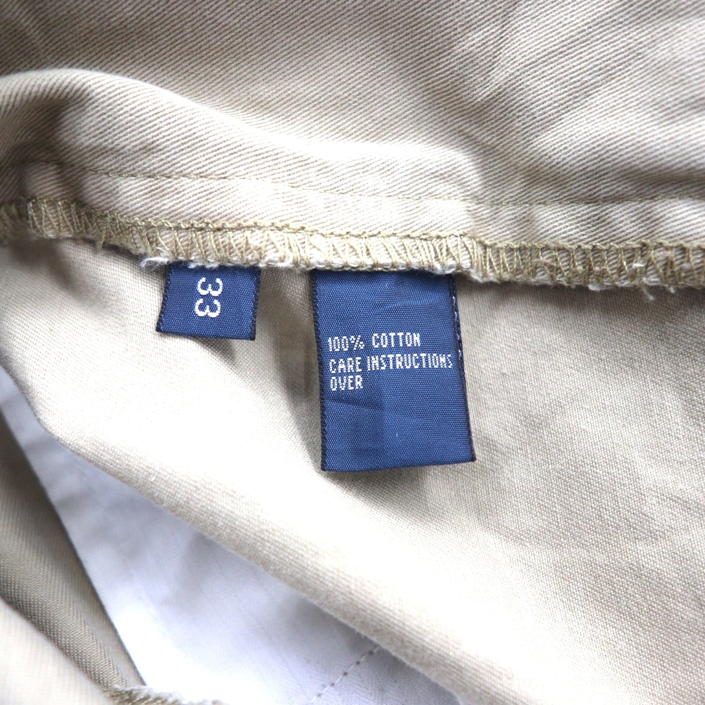 Polo by Ralph Lauren 90年代 ポロチノ TYLER SHORT 2タック ショートパンツ ハーフパンツ M ベージュ コットン