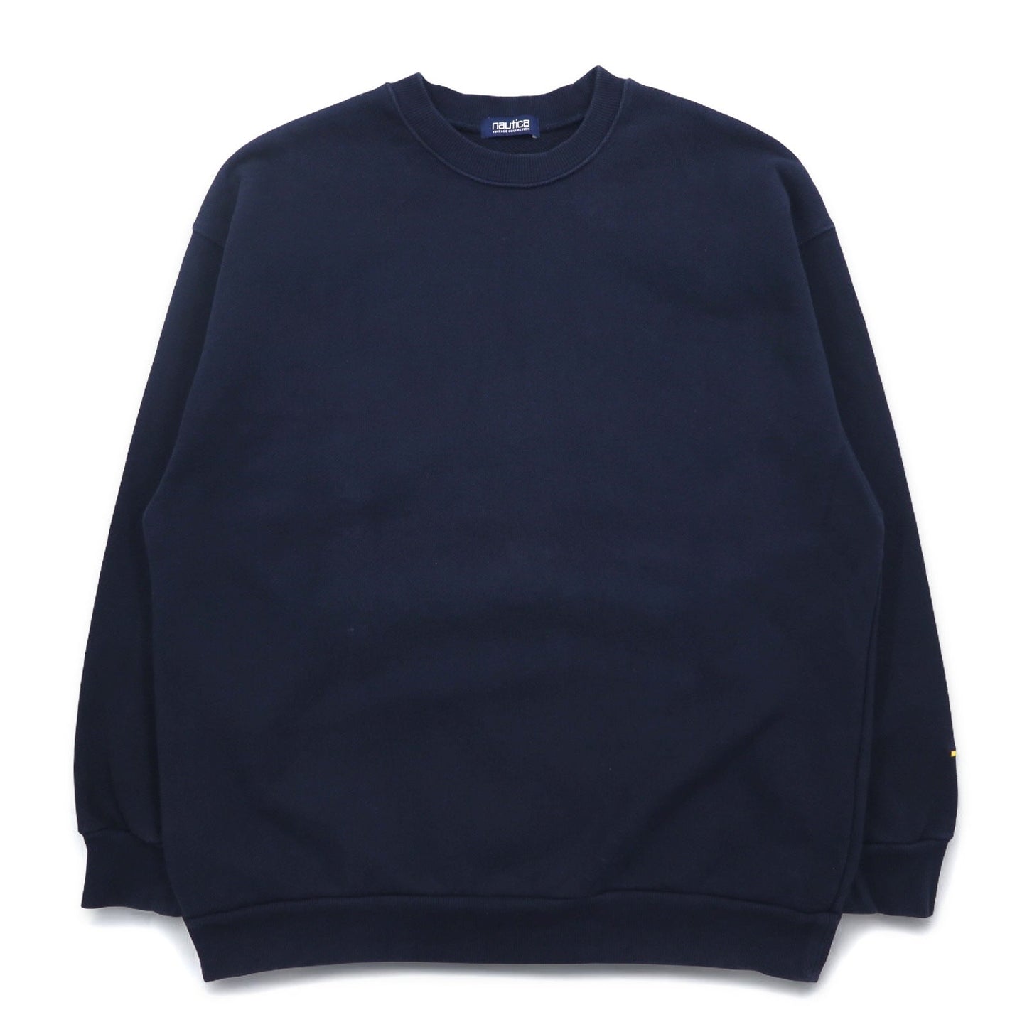 nautica VINTAGE COLLECTION オーバーサイズ ベーシック クルー スウェット S ネイビー ヘビーウェイト 213-1247