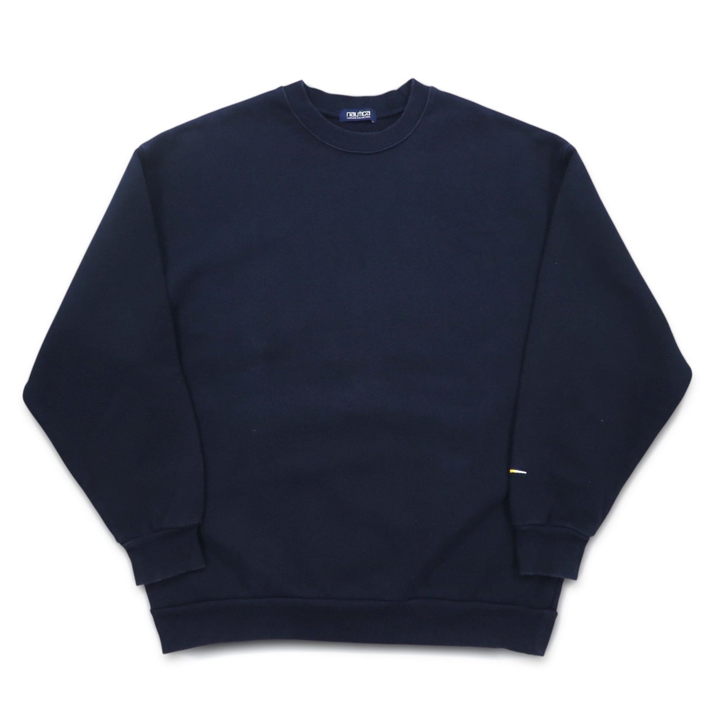 nautica VINTAGE COLLECTION オーバーサイズ ベーシック クルー スウェット S ネイビー ヘビーウェイト 213-1247