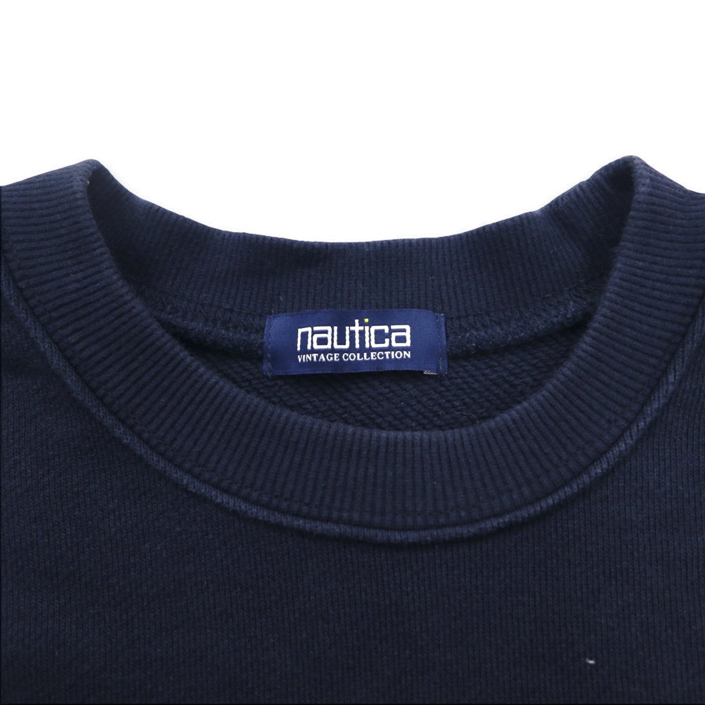 nautica VINTAGE COLLECTION オーバーサイズ ベーシック クルー スウェット S ネイビー ヘビーウェイト 213-1247