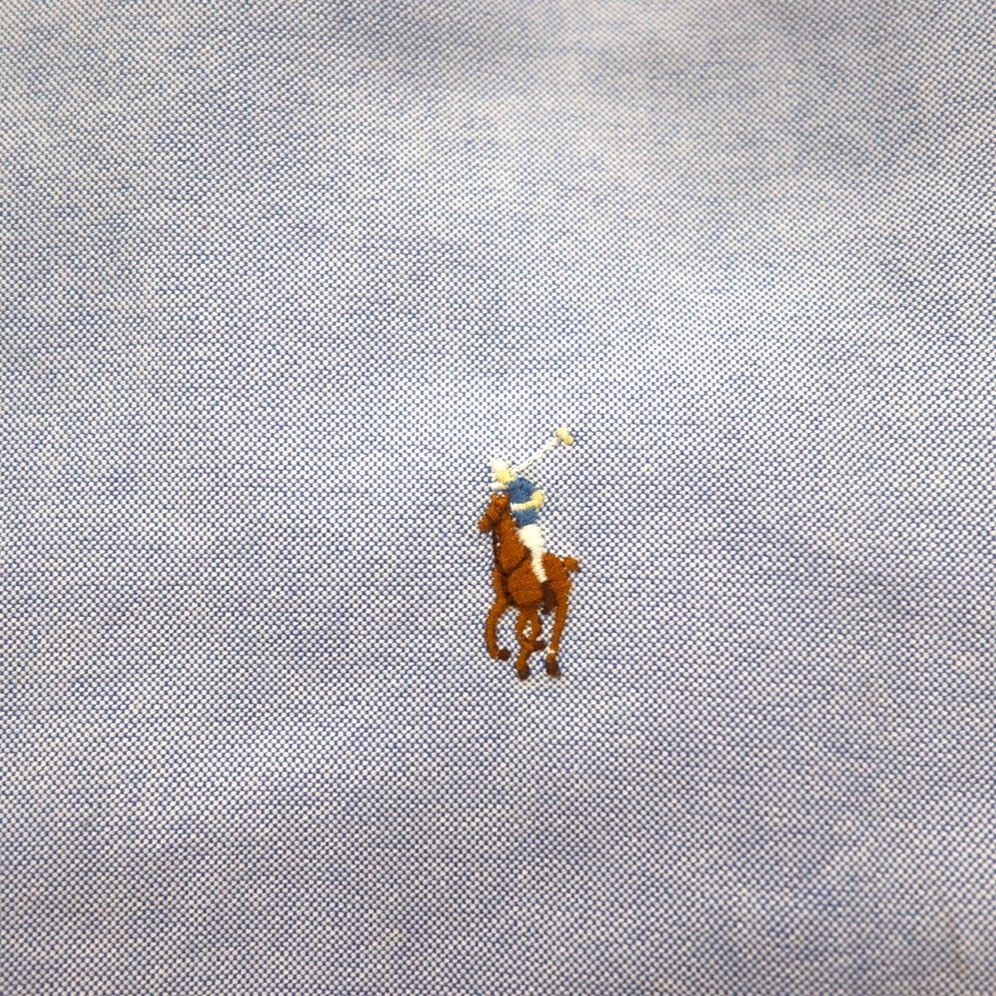Ralph Lauren 90年代 半袖 オックスフォード ボタンダウンシャツ L ブルー スモールポニー刺繍