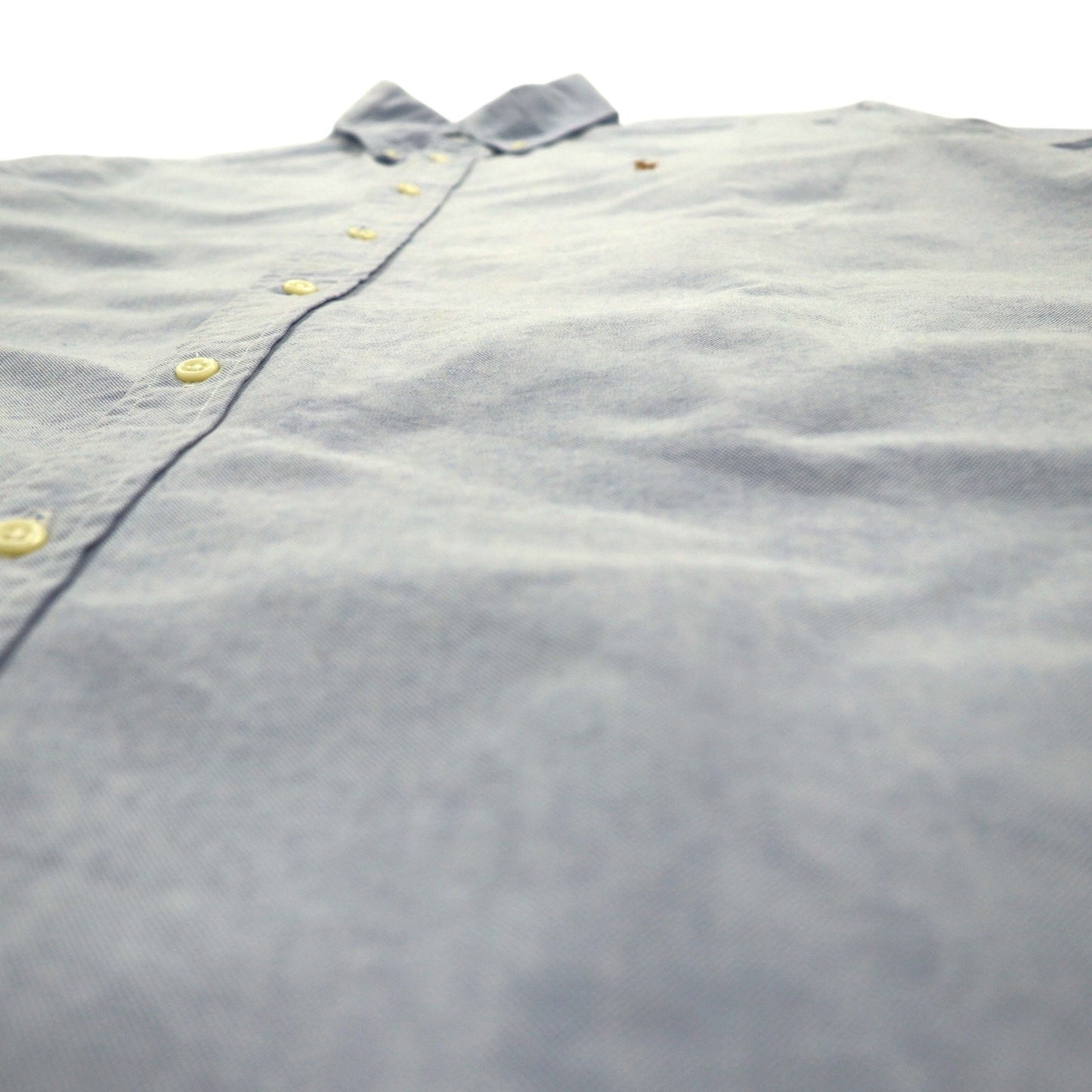 Ralph Lauren 90年代 半袖 オックスフォード ボタンダウンシャツ L ブルー スモールポニー刺繍