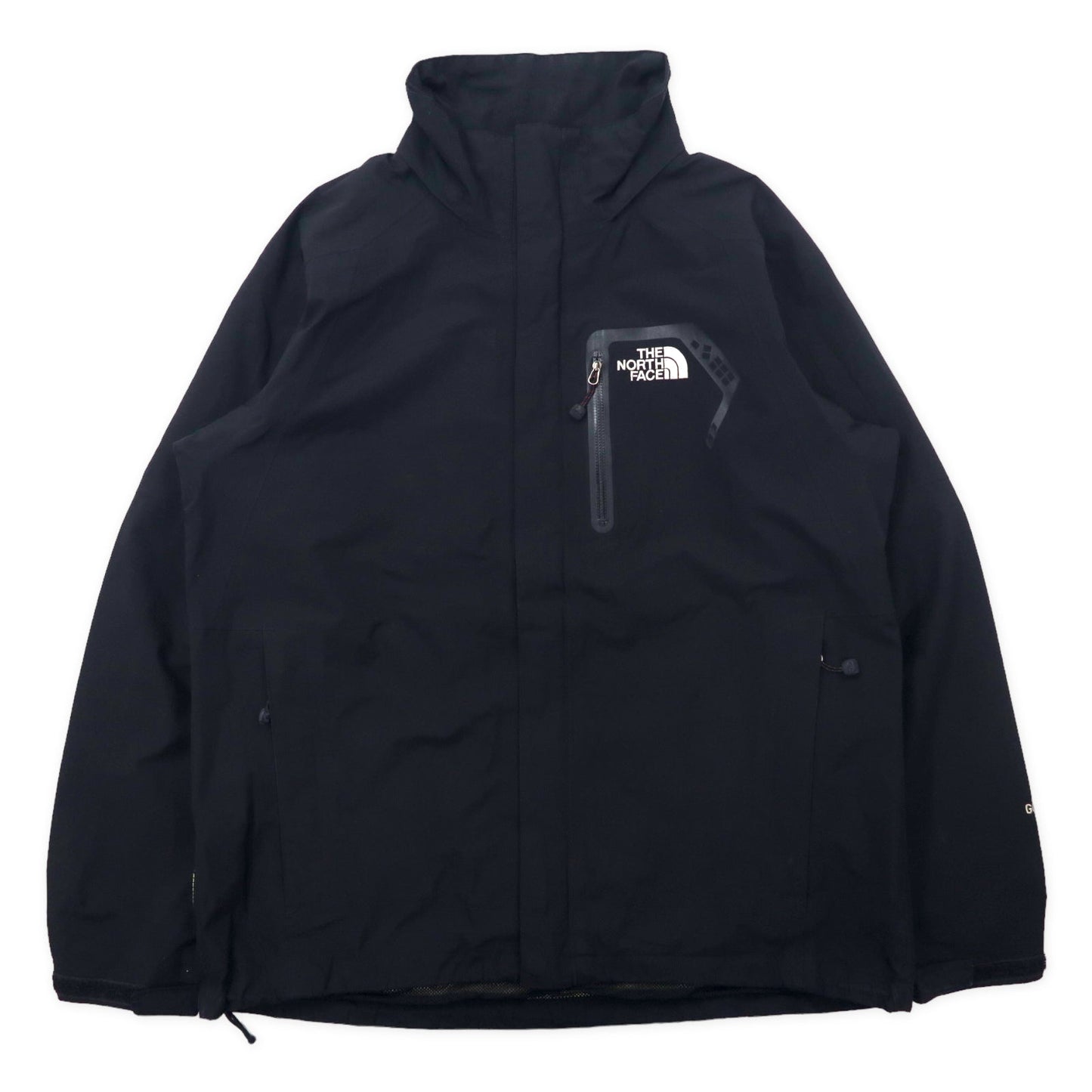THE NORTH FACE ゴアテックス マウンテンジャケット L ブラック GORE-TEX 透湿 防水 ジップインジップ搭載 ダブルジップ