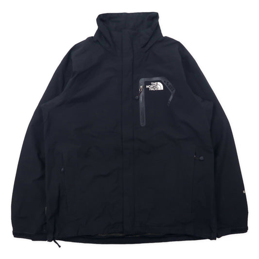 THE NORTH FACE ゴアテックス マウンテンジャケット L ブラック GORE-TEX 透湿 防水 ジップインジップ搭載 ダブルジップ