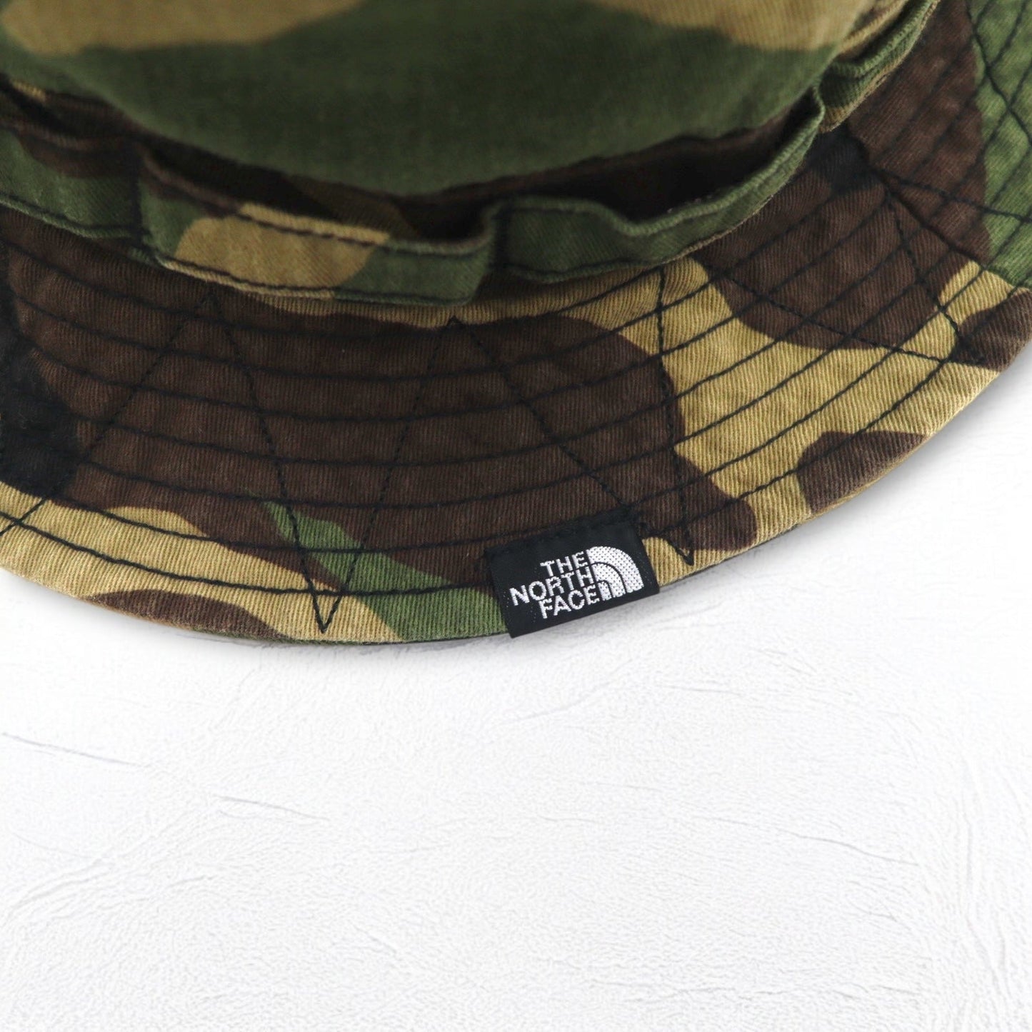 THE NORTH FACE サマーハット バケットハット L カーキ コットン カモフラ NN01550