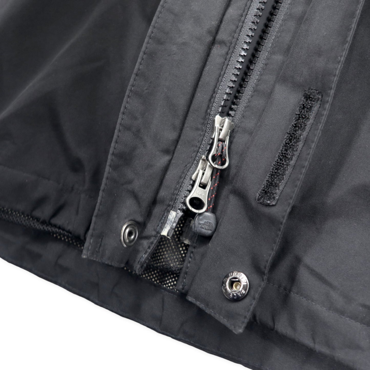 THE NORTH FACE ゴアテックス マウンテンジャケット L ブラック GORE-TEX 透湿 防水 ジップインジップ搭載 ダブルジップ
