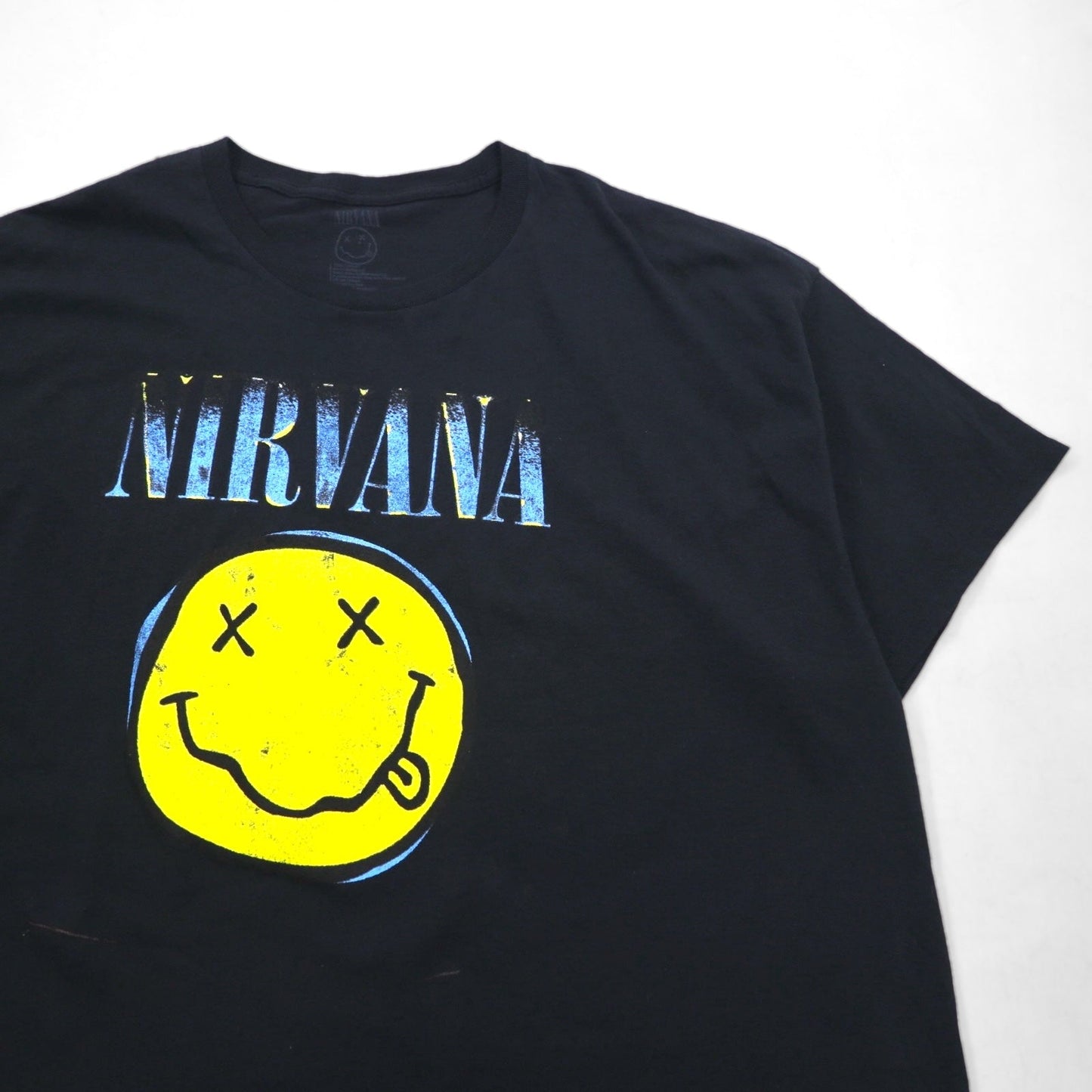 NIRVANA ニルヴァーナ オフィシャル ロック バンド Tシャツ バンT 3XL ブラック ビッグサイズ