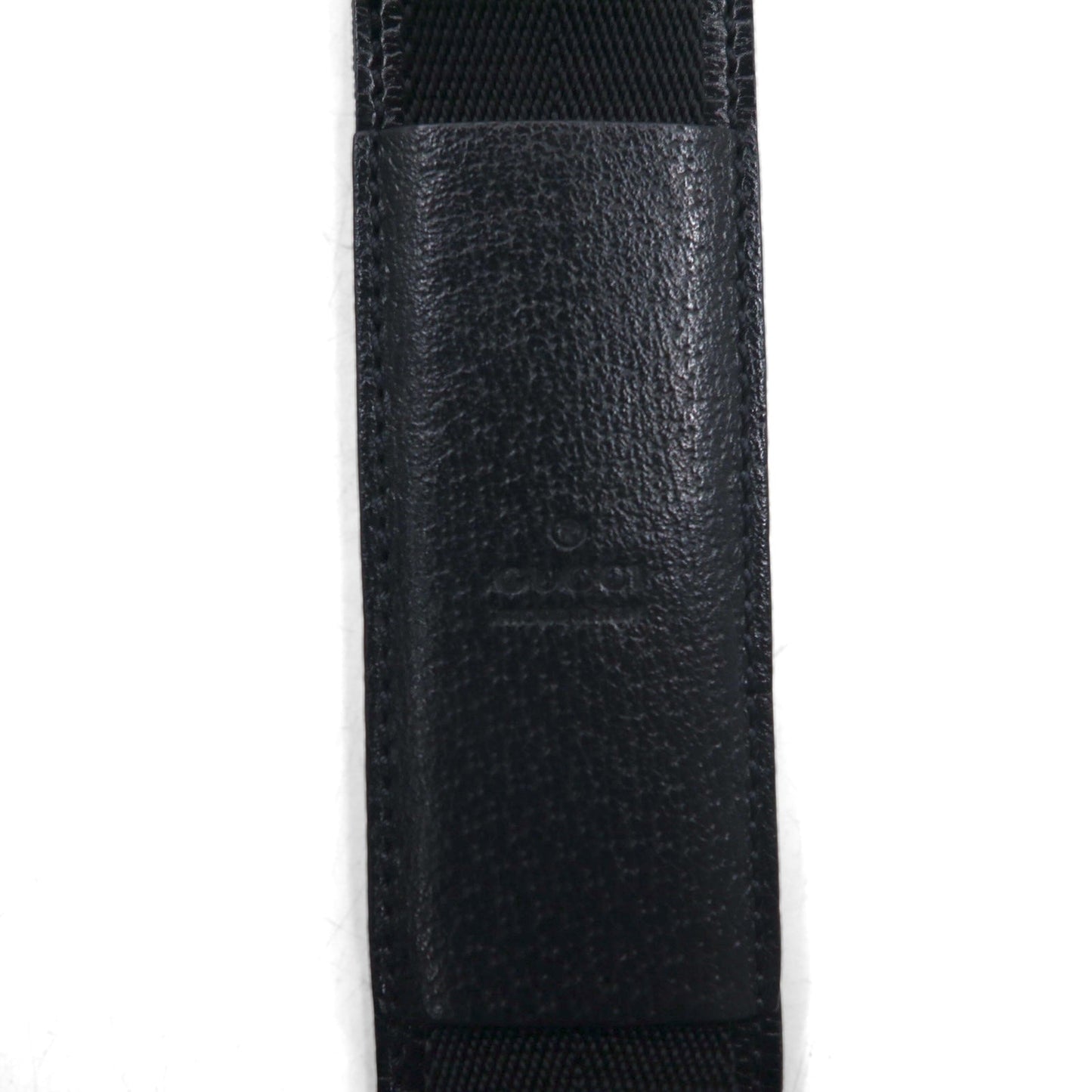 GUCCI GGスプリーム キャンバス ショルダーバッグ ブラック レザー 122793 467891 イタリア製