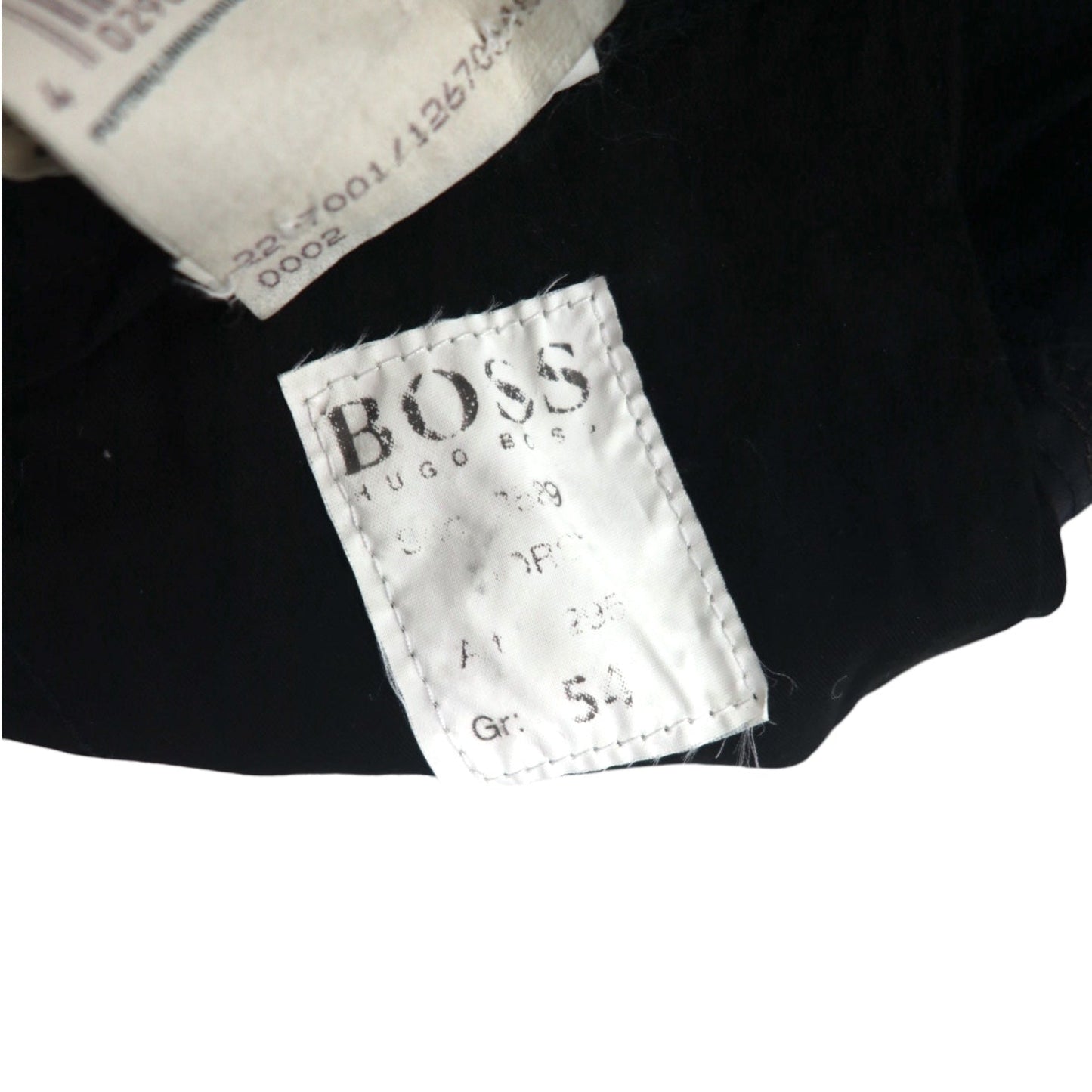 HUGO BOSS ルーマニア製 ワイド イージーパンツ 2XL ブラック ナイロン HORST