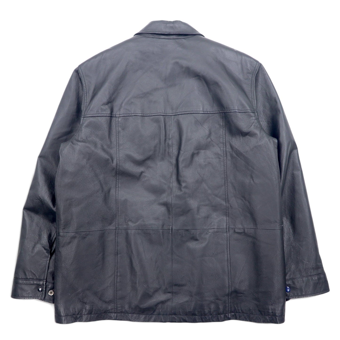 RETREAT レザー カーコート Thinsulate INSULATION 中綿 ジャケット L ブラック レザー ライナー着脱式