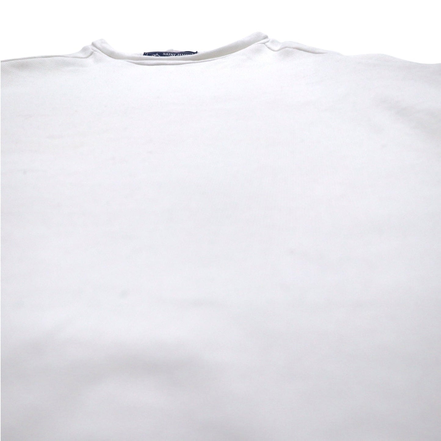 SAINT JAMES フランス製 ボートネック バスクシャツ M ホワイト コットン