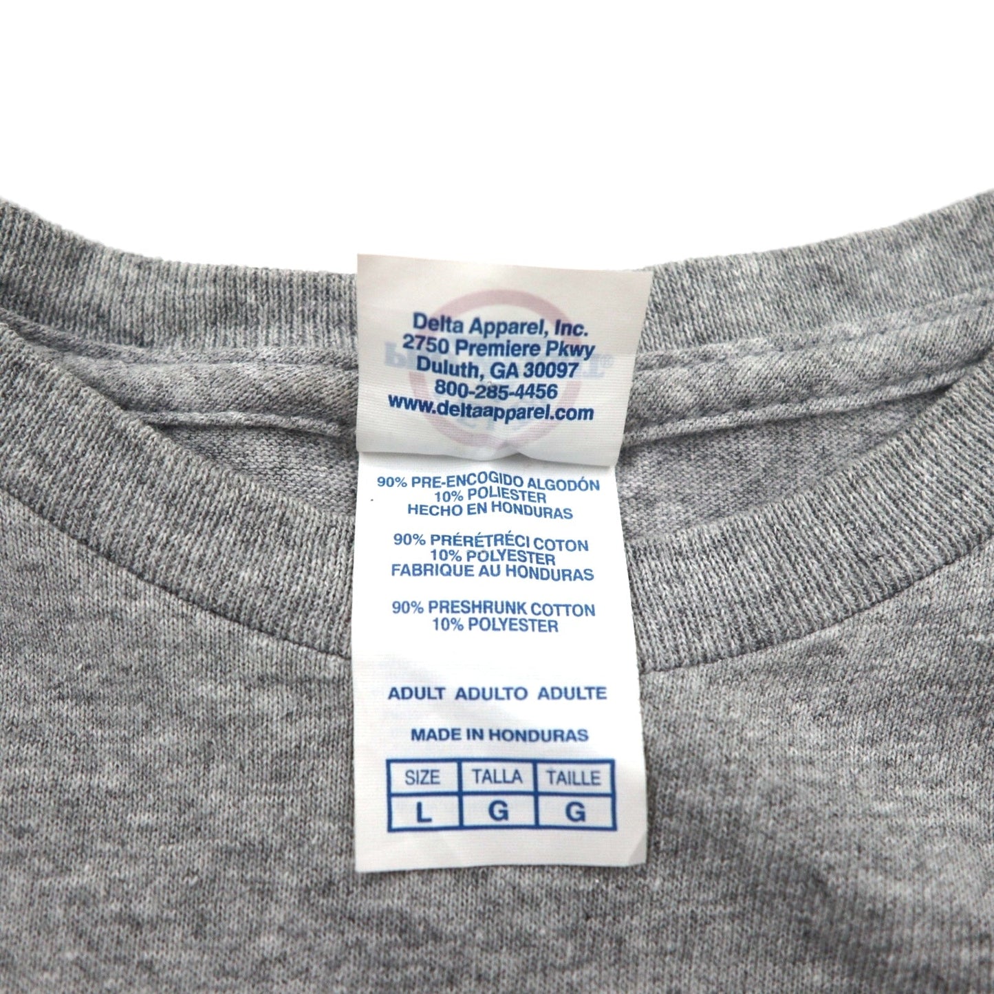 LOONEY TUNES ルーニーチューンズ Tシャツ L グレー  キャラクター プリント DELTA ボディ  PRO WEIGHT