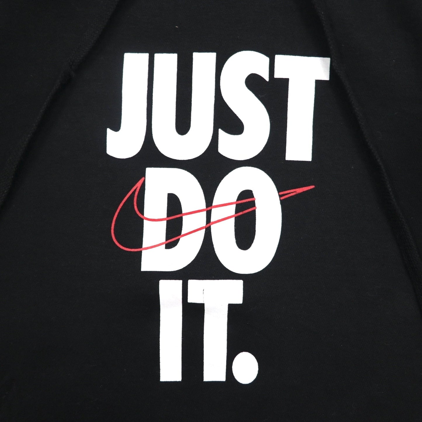 NIKE プルオーバー パーカー M ブラック JUST DO IT HOODIE 928717-451 パキスタン製