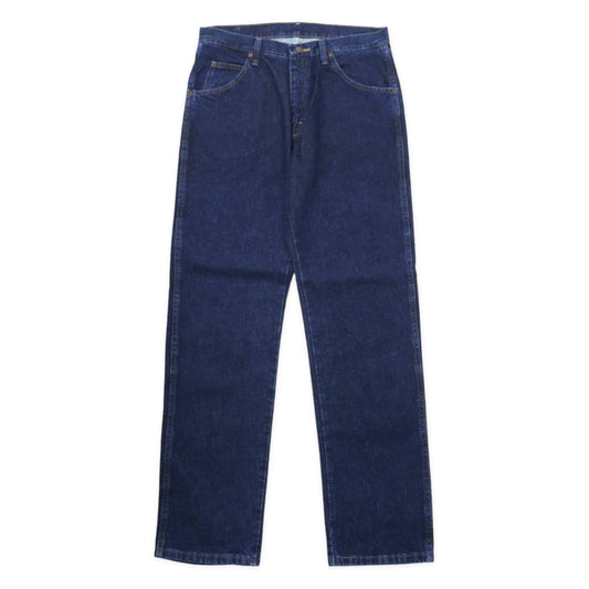 Wrangler レギュラーフィット デニムパンツ 32 ブルー コットン FIVE STAR ジッパーフライ メキシコ製 未使用品