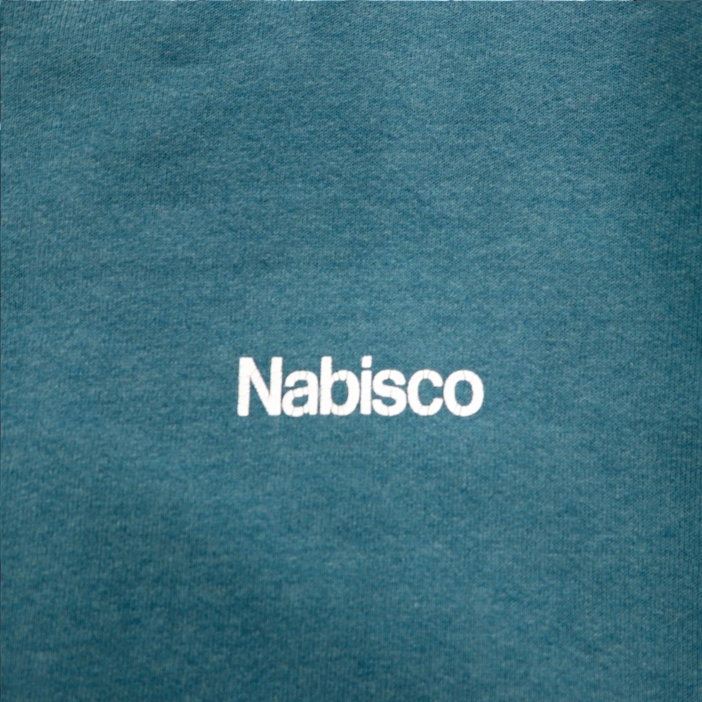 JERZEES 90年代 USA製 スウェット L グリーン コットン 裏起毛 Nabisco US企業 ワンポイント