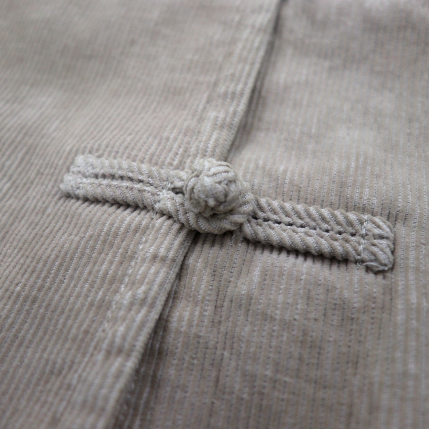 powder ( PINKHOUSE ) コーデュロイ チャイナジャケット カバーオール L ベージュ コットン