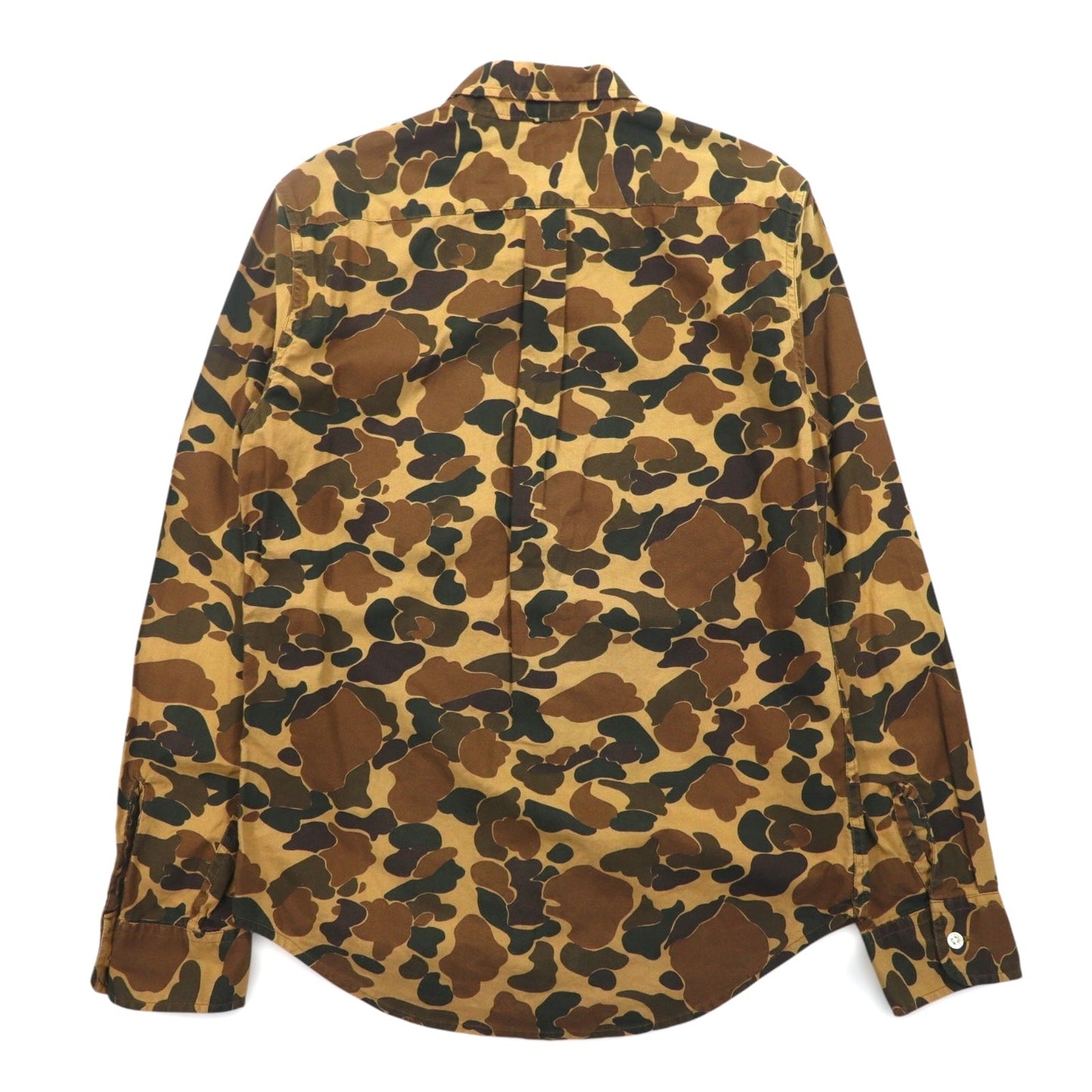 Levi's ダックハンター カモフラ ボタンダウンシャツ S カーキ コットン 19586-0042