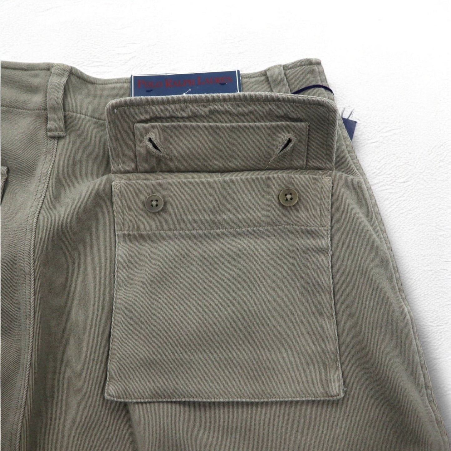 Polo by Ralph Lauren 90年代 ポロチノ CHINO TWEED チノパンツ M ベージュ デッドストック 未使用品