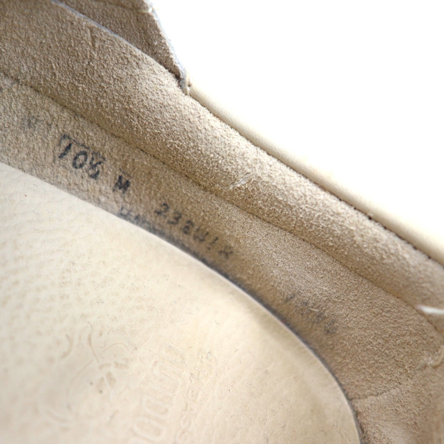 G.H.BASS デッキシューズ 28.5cm ベージュ レザー 1034